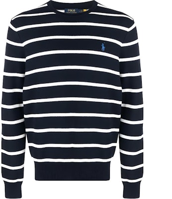 폴로 랄프 로렌 SS23 스트라이프 스몰 로고 크루넥 스웻셔츠 블랙. 710899202-001 Buy 폴로 랄프 로렌 SS23 스트라이프 스몰 로고 크루넥 스웻셔츠 블랙. 710899202-001