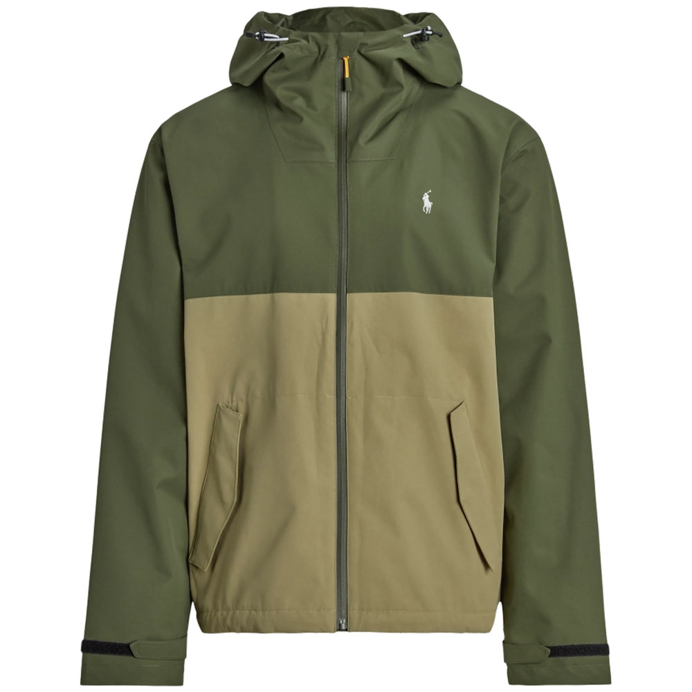 Polo Ralph Lauren SS23 Water-Resistant Hooded Jacket Green MNPOOTW16021066-999