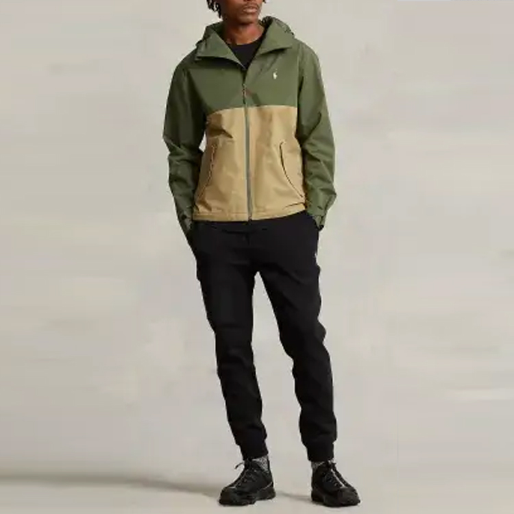 Lookbook Polo Ralph Lauren Jaket Hoodie Tahan Air Hijau SS23 MNPOOTW16021066-999