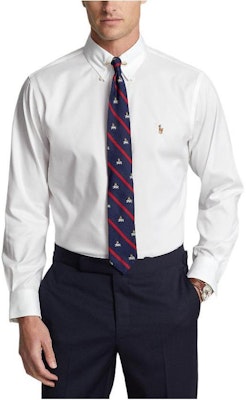 Polo Ralph Lauren 男士白色長袖襯衫 SS23 刺繡標誌設計。 MNPODSH37620430-100 Buy Polo Ralph Lauren 男士白色長袖襯衫 SS23 刺繡標誌設計。 MNPODSH37620430-100