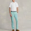 Lookbook Polo Ralph Lauren SS23 男款白色短袖襯衫繡Logo商標款式。 MNPOKNI1N820473-100