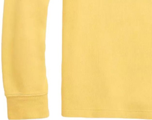 Polo Ralph Lauren SS23 Baju Kuning Half-Zip dengan Sulaman Logo Lelaki. 710857073-002 Sizing Polo Ralph Lauren SS23 Baju Kuning Half-Zip dengan Sulaman Logo Lelaki. 710857073-002