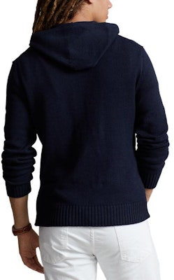 Polo Ralph Lauren SS24 熊標針織連帽衫 - 深藍色 MNPOSWE16821783-410 Shop Polo Ralph Lauren SS24 熊標針織連帽衫 - 深藍色 MNPOSWE16821783-410