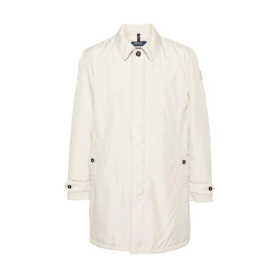 Polo Ralph Lauren SS24 Beige Solid Single-Breasted Hooded Jacket. 710818800-004
