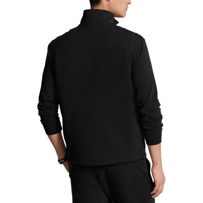 Lookbook Polo Ralph Lauren SS24 黑色刺繡Logo休閒拉鍊背心 MNPOKNI1N220006-001