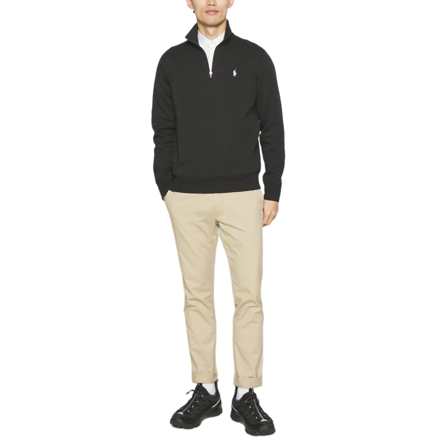 Polo Ralph Lauren SS24  Black Logo Embroidered Zip-Up Sweatshirt. 710905382-006 圖 3