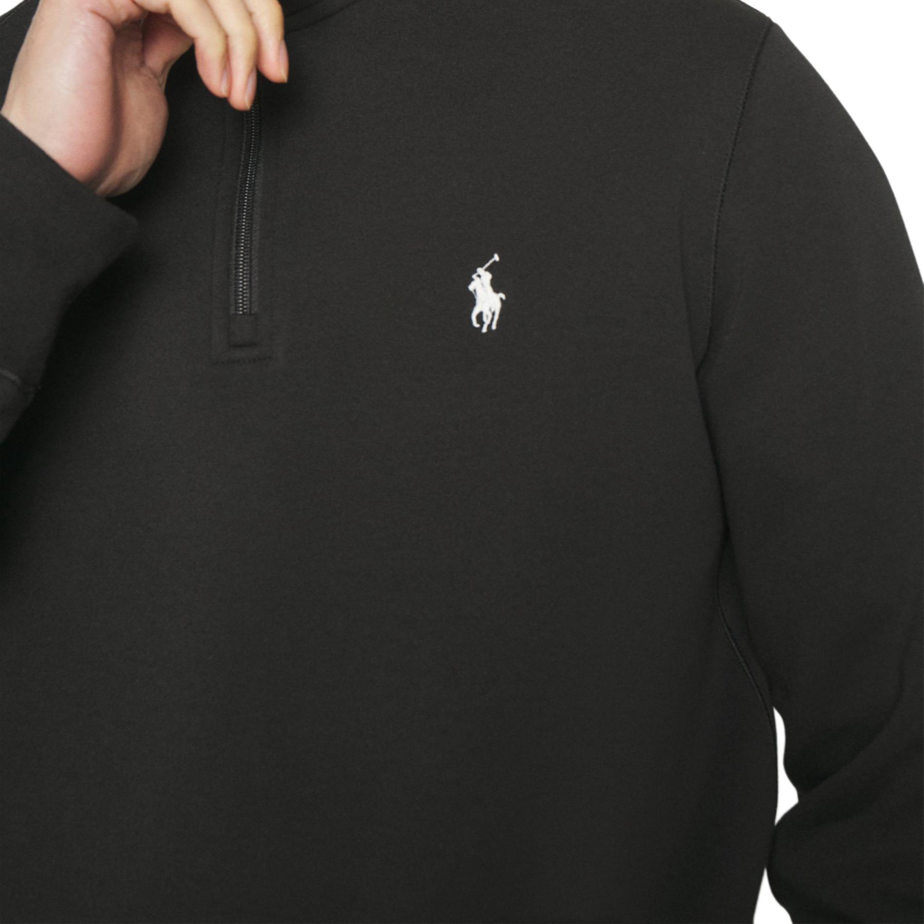 Polo Ralph Lauren SS24  Black Logo Embroidered Zip-Up Sweatshirt. 710905382-006 圖 7