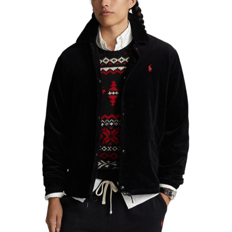 Polo Ralph Lauren SS24  Black Solid Coach Casual Jacket. MNPOOTW16021287-001 圖 5