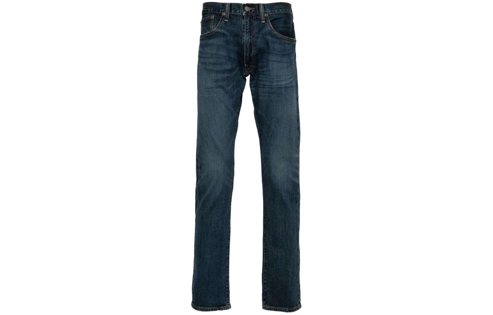 Polo Ralph Lauren SS24  Blue Slim Fit Tapered Low Waist Logo Denim Jeans. 710781455-001