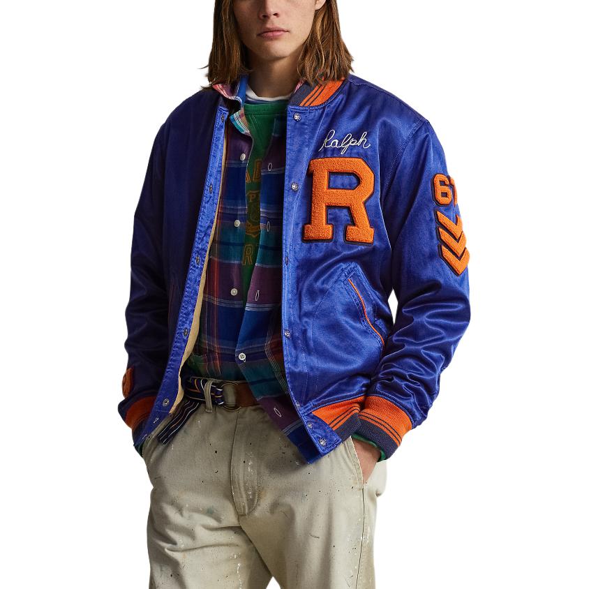 Polo Ralph Lauren SS24  Blue Striped Logo Long-Sleeve Jacket MNPOOTW16021330-400 圖 5