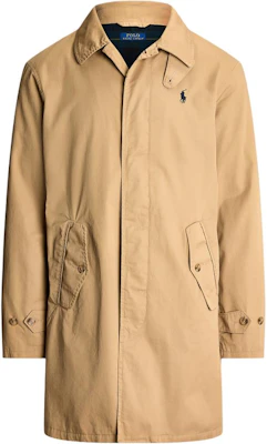 ポロ ラルフローレン SS24 ブラウン カジュアル ロングコート ロゴ刺繍入り. MNPOOTW16021403-260 Order ポロ ラルフローレン SS24 ブラウン カジュアル ロングコート ロゴ刺繍入り. MNPOOTW16021403-260