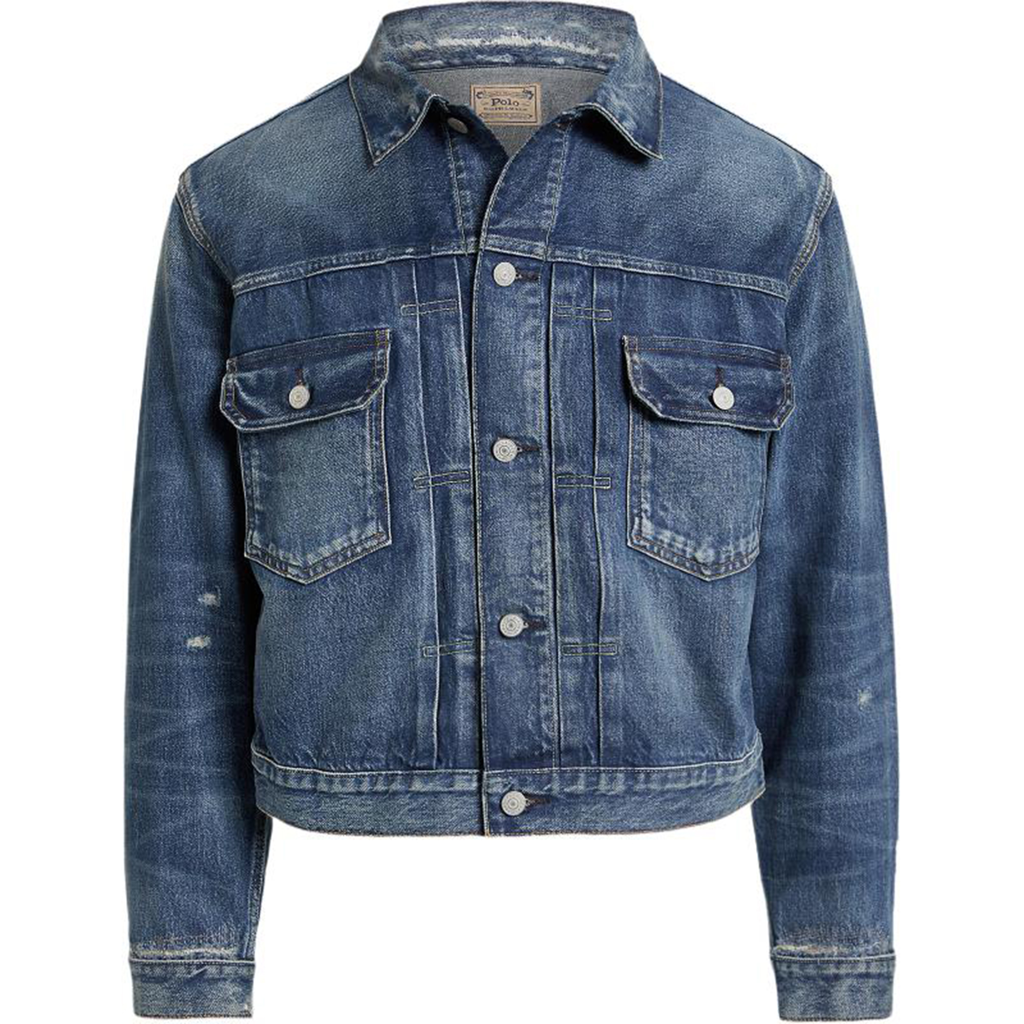 Polo Ralph Lauren SS24  Casual Loose-Fit Denim Jacket in Indigo. MNPOOTW16021373-400