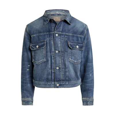 Polo Ralph Lauren SS24 Casual Loose-Fit Denim Jacket in Indigo. MNPOOTW16021373-400