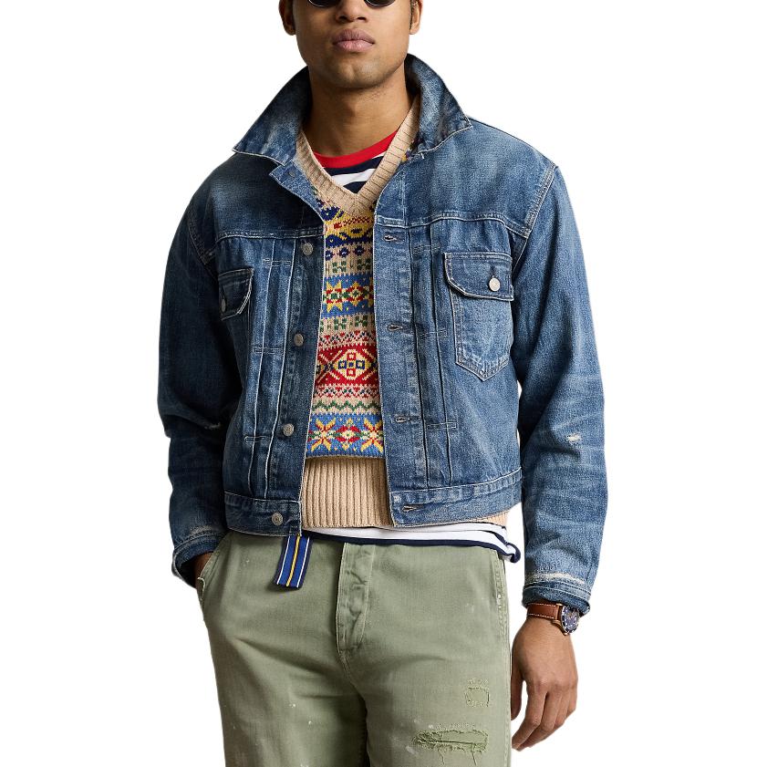 Polo Ralph Lauren SS24  Casual Loose-Fit Denim Jacket in Indigo. MNPOOTW16021373-400 圖 3