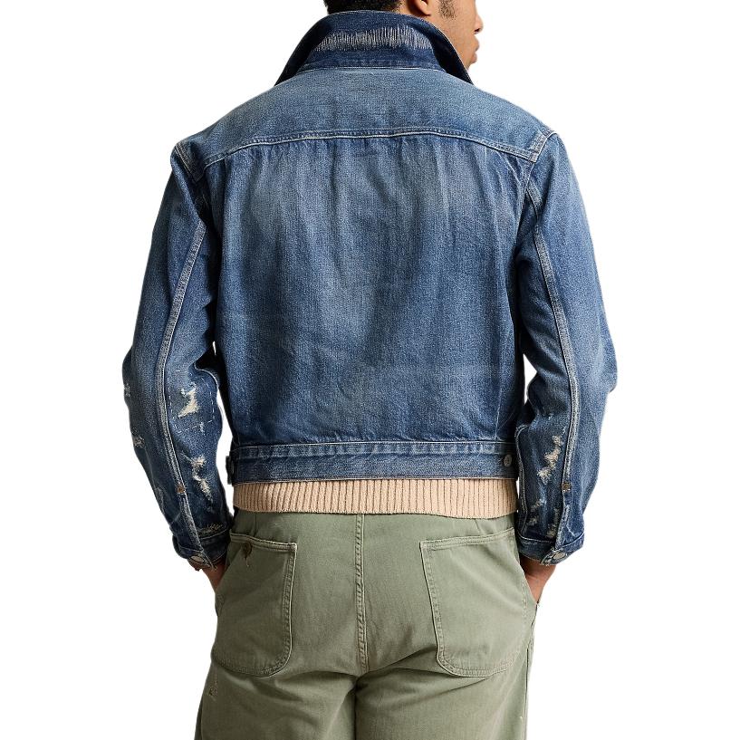 Polo Ralph Lauren SS24  Casual Loose-Fit Denim Jacket in Indigo. MNPOOTW16021373-400 圖 4