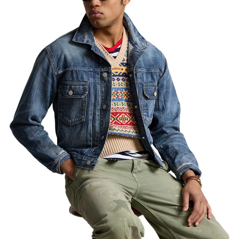 Polo Ralph Lauren SS24  Casual Loose-Fit Denim Jacket in Indigo. MNPOOTW16021373-400 圖 5