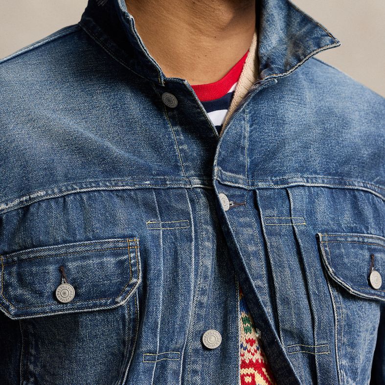 Polo Ralph Lauren SS24  Casual Loose-Fit Denim Jacket in Indigo. MNPOOTW16021373-400 圖 6