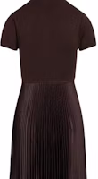 Sizing Vestido Casual Acanalado de Manga Corta Polo Ralph Lauren SS24 Marrón WMPODRSNFA20739