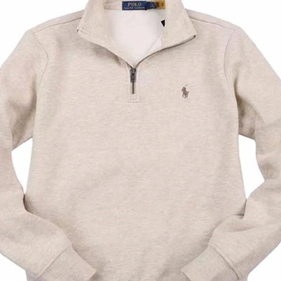 폴로 랄프 로렌 SS24 하프 집업 풀오버 스웨트셔츠 카키 포니 자수 710929587-007 Lookbook 폴로 랄프 로렌 SS24 하프 집업 풀오버 스웨트셔츠 카키 포니 자수 710929587-007