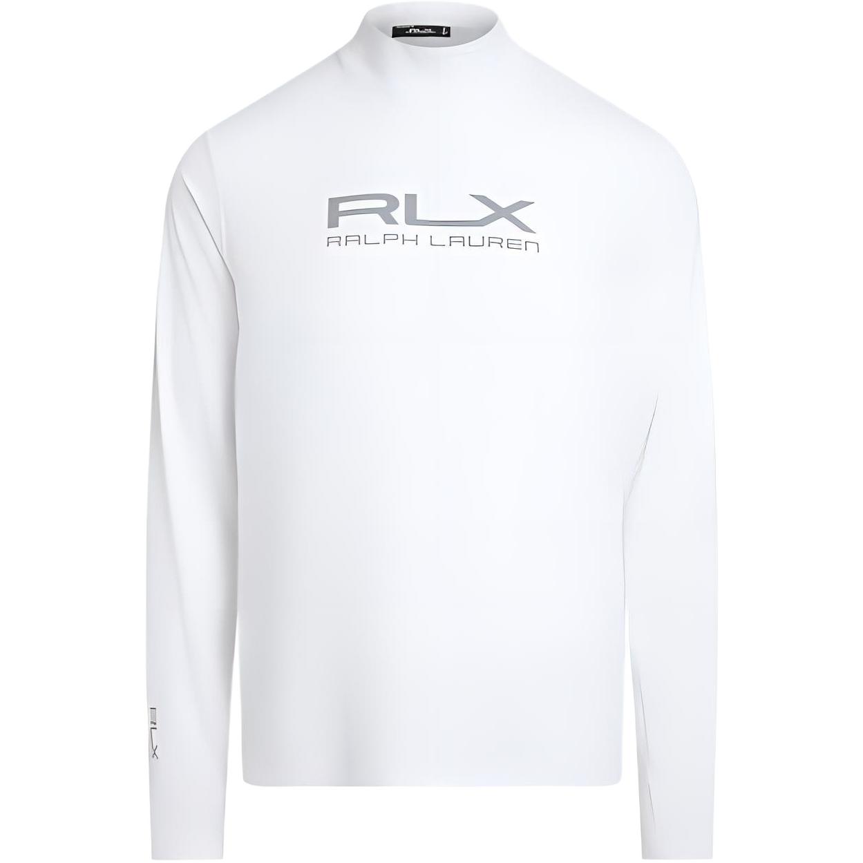 Polo Ralph Lauren SS24  Logo Print High Neck Sweatshirt Ceramic White. MNXGKNI16820211-100