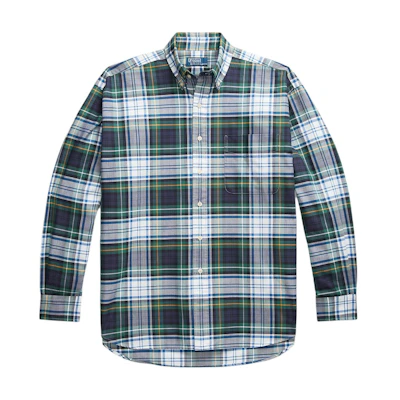 Polo Ralph Lauren SS24 Loose-Fit Check Print Long-Sleeve Shirt Multicolor MNPOWOV16823626-100