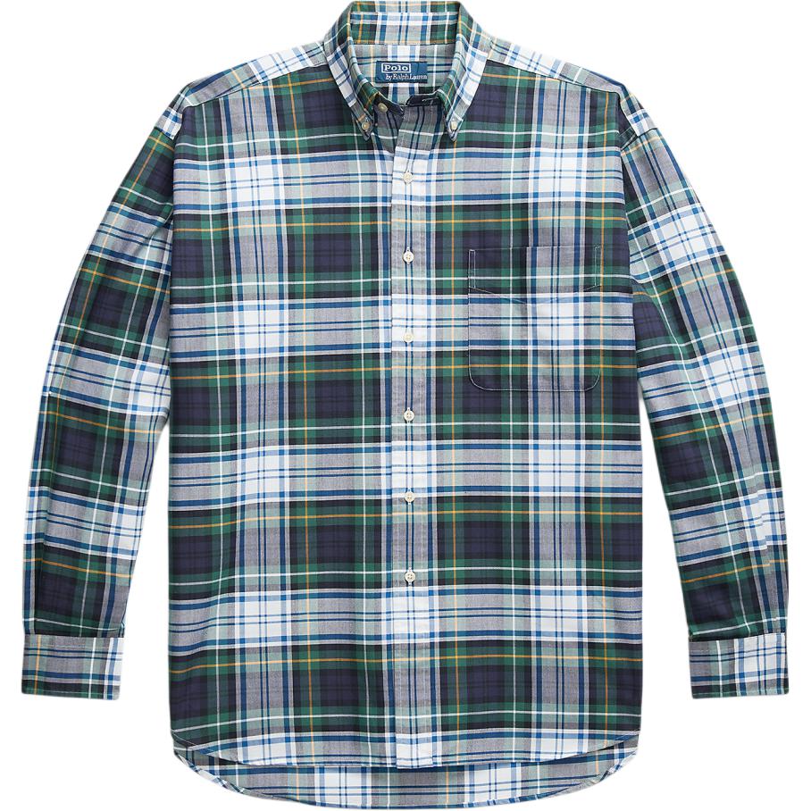 Polo Ralph Lauren SS24  Loose-Fit Check Print Long-Sleeve Shirt Multicolor MNPOWOV16823626-100 圖 2