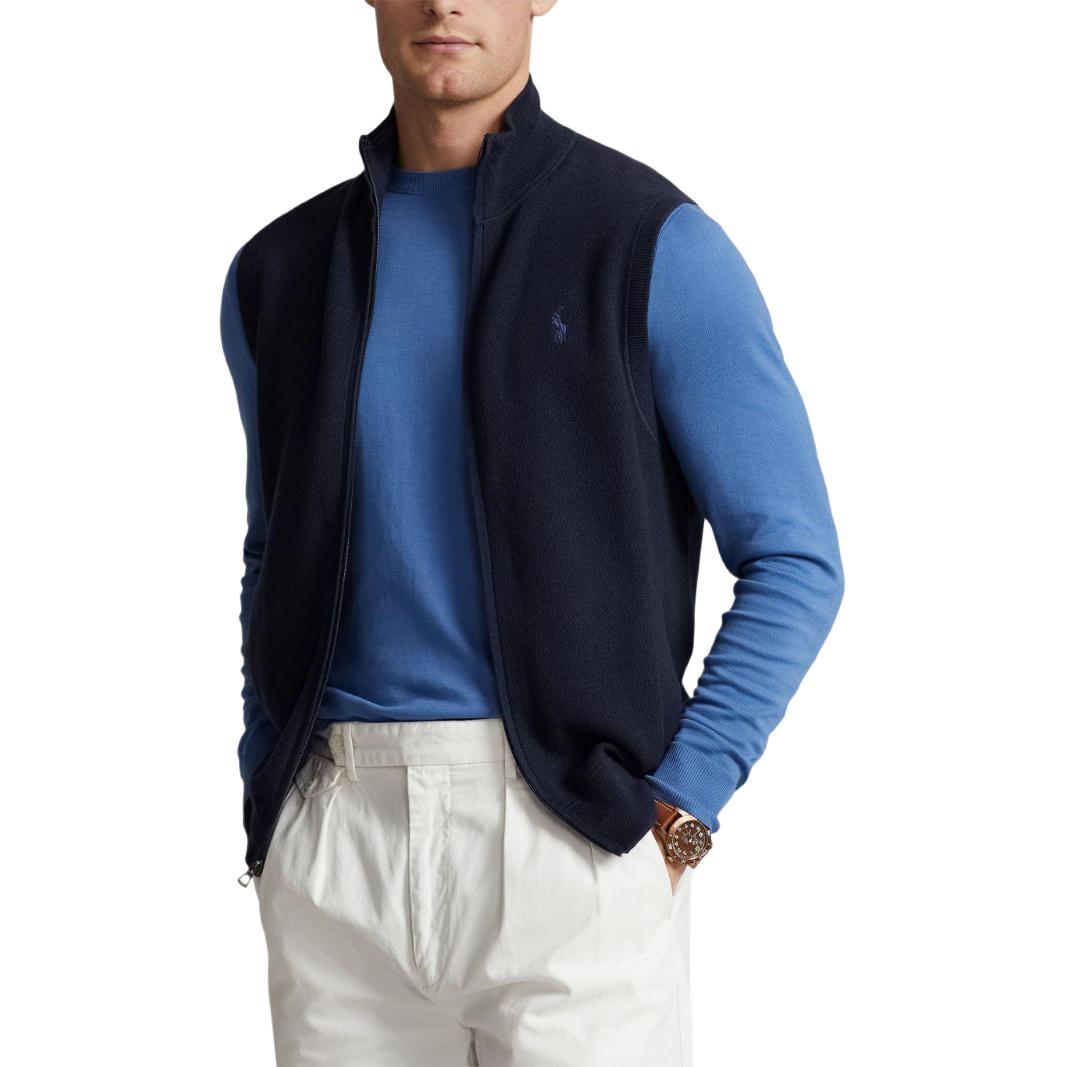 Purchase Polo Ralph Lauren SS24 海軍藍刺繡Logo休閒背心 710934105-001