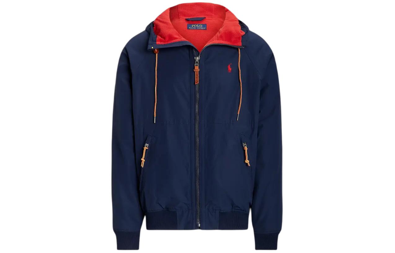 Order Polo Ralph Lauren SS24 海軍藍連帽拉鍊外套 MNPOOTW16021-301