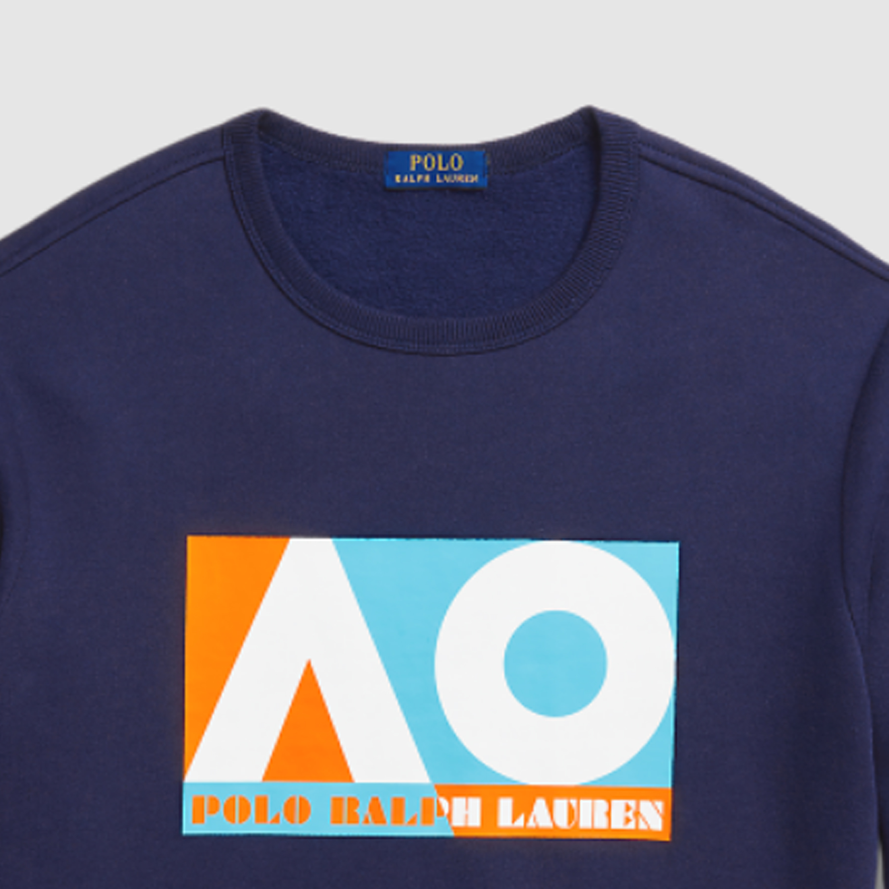 Polo Ralph Lauren SS24  Navy Crewneck Sweatshirt with Logo Print. MNPOKNI16823241-410 圖 6