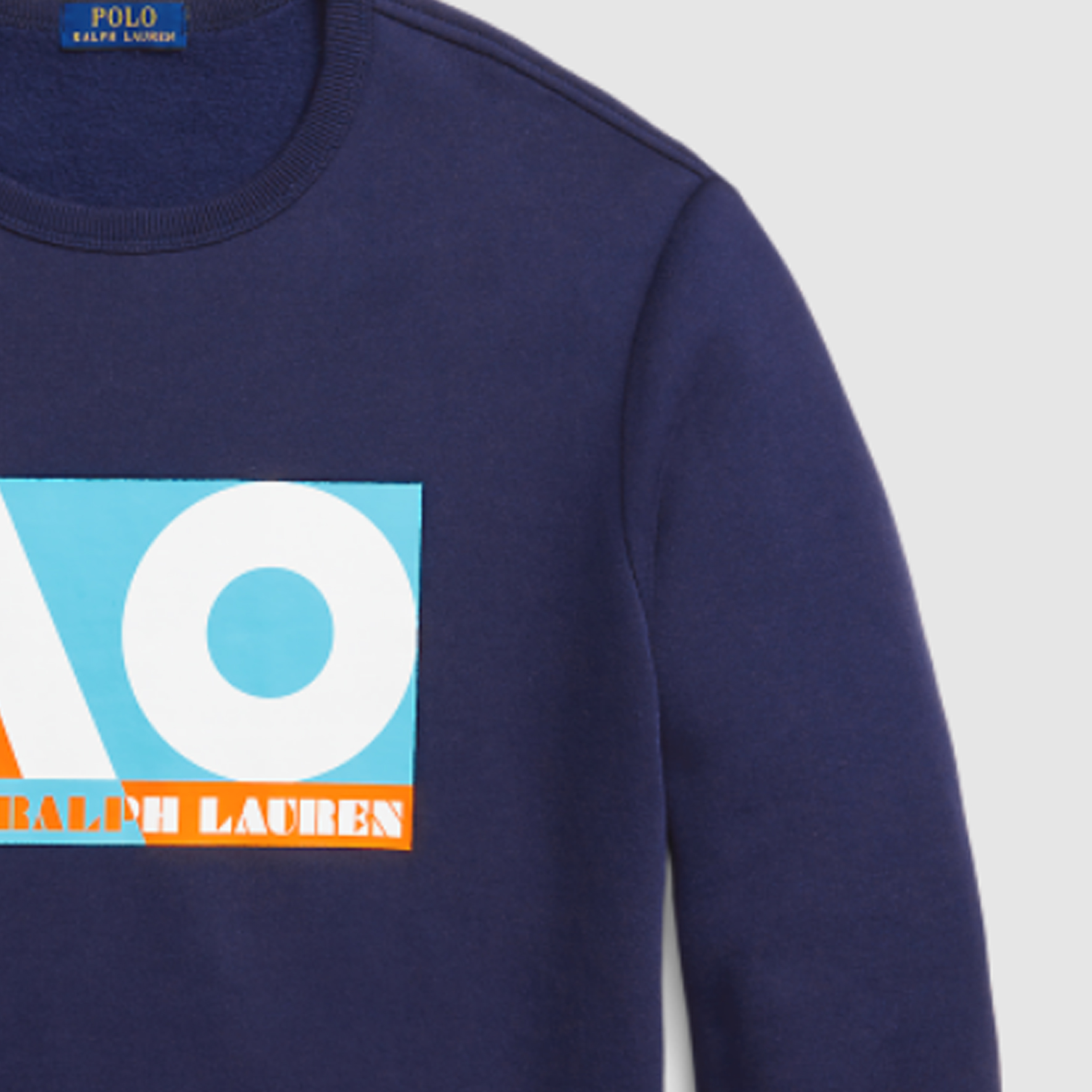 Polo Ralph Lauren SS24  Navy Crewneck Sweatshirt with Logo Print. MNPOKNI16823241-410 圖 7