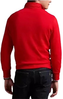 Polo Ralph Lauren SS24 Sudadera Roja Cremallera Media Logo Bordado Manga Larga. 710890534-027 Shop Polo Ralph Lauren SS24 Sudadera Roja Cremallera Media Logo Bordado Manga Larga. 710890534-027