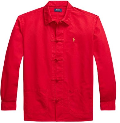 Polo Ralph Lauren SS24 紅色寬鬆版長袖襯衫帶小馬標誌 MNPOWOV16823299-600 Order Polo Ralph Lauren SS24 紅色寬鬆版長袖襯衫帶小馬標誌 MNPOWOV16823299-600