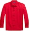 Order Polo Ralph Lauren SS24 紅色寬鬆版長袖襯衫帶小馬標誌 MNPOWOV16823299-600