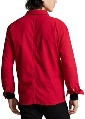 Polo Ralph Lauren SS24 紅色寬鬆版長袖襯衫帶小馬標誌 MNPOWOV16823299-600 Purchase Polo Ralph Lauren SS24 紅色寬鬆版長袖襯衫帶小馬標誌 MNPOWOV16823299-600