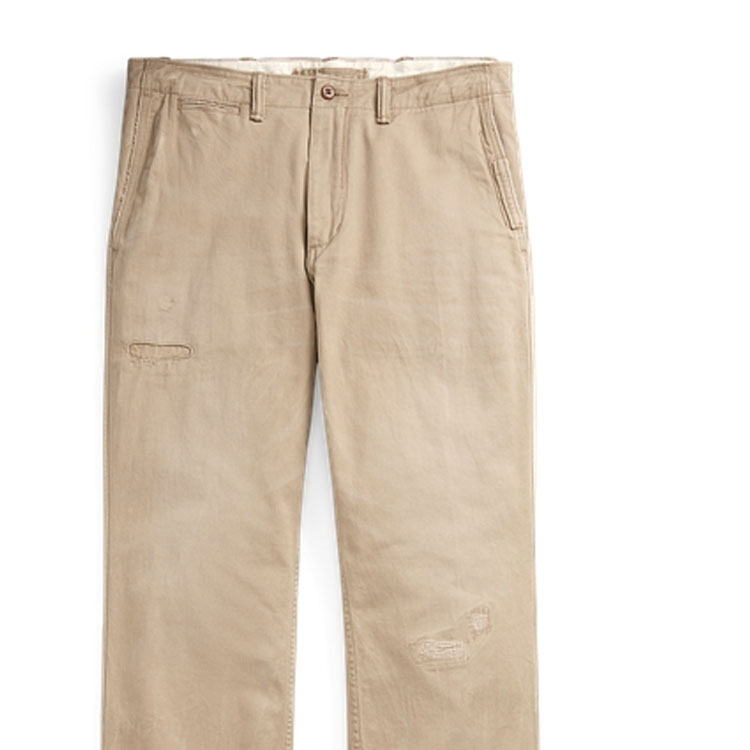 Sizing Polo Ralph Lauren SS24 Seluar Kasual Khaki Fit Santai dengan Poket Zip. MNPOPNT14G20612-250