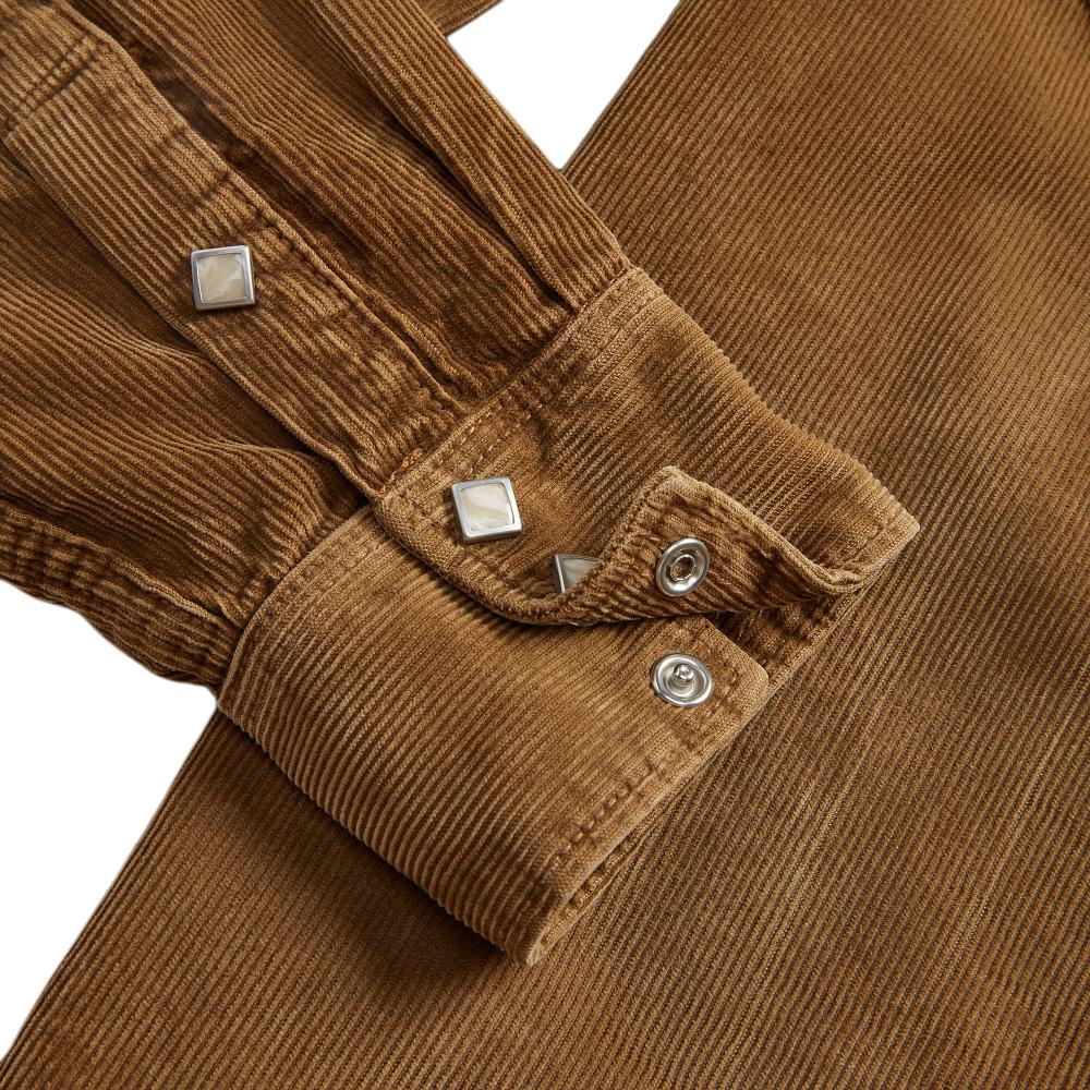 Polo Ralph Lauren SS24  Slim Fit Long Sleeve Shirt Brown Yellow. MNRRWOV16820278-101 圖 4