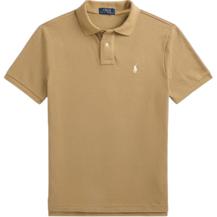 Polo Ralph Lauren SS24  Slim Fit Short Sleeve Polo Shirt Light Beige. MNPOKNI1N822481-260 圖 2