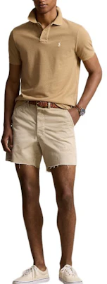 Polo Ralph Lauren SS24 修身版短袖 Polo 衫 淺米色 MNPOKNI1N822481-260 Lookbook Polo Ralph Lauren SS24 修身版短袖 Polo 衫 淺米色 MNPOKNI1N822481-260