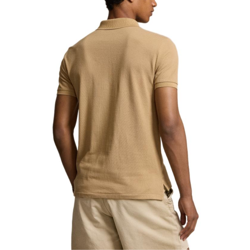 Polo Ralph Lauren SS24  Slim Fit Short Sleeve Polo Shirt Light Beige. MNPOKNI1N822481-260 圖 4