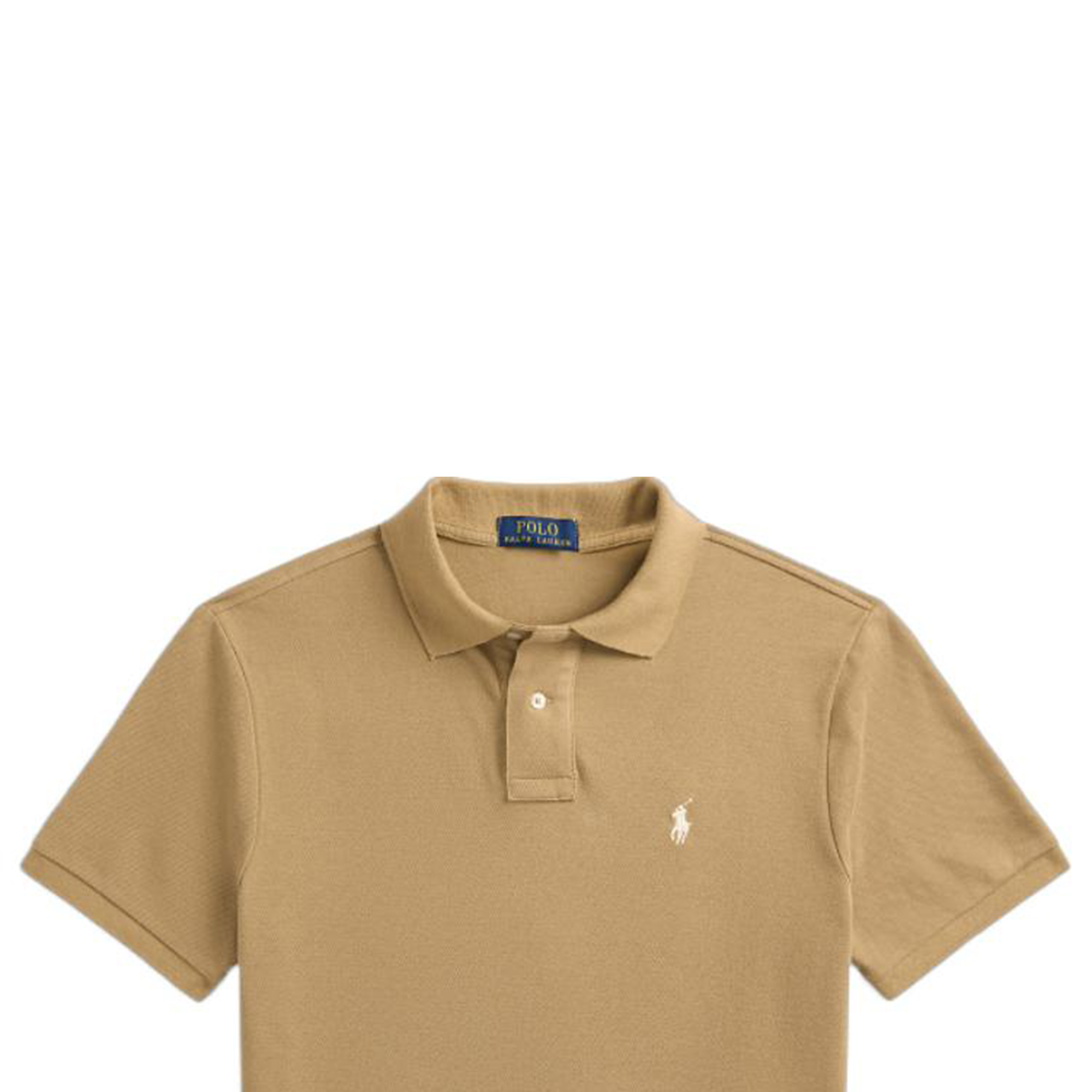 Polo Ralph Lauren SS24  Slim Fit Short Sleeve Polo Shirt Light Beige. MNPOKNI1N822481-260 圖 7