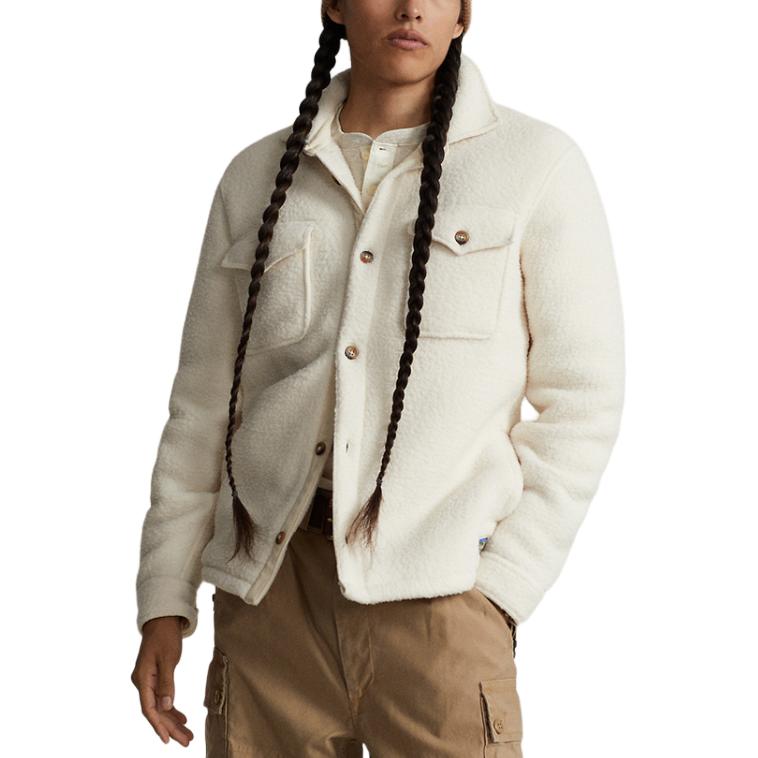 Polo Ralph Lauren SS24  Solid Casual Cream Single-Breasted Jacket. MNPOWOV16823295-101 圖 6