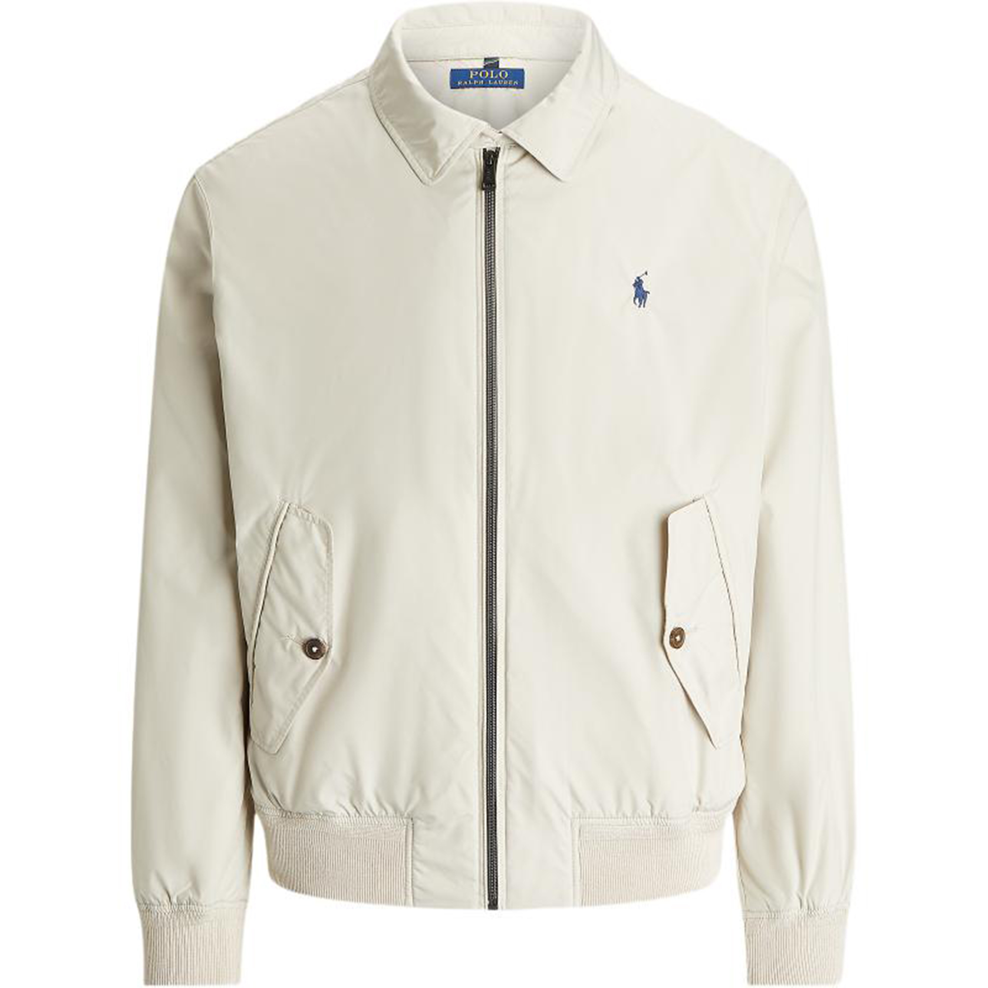 Polo Ralph Lauren SS24  Solid Logo Embroidered Jacket - Stone Gray. MNPOOTW16021321-020