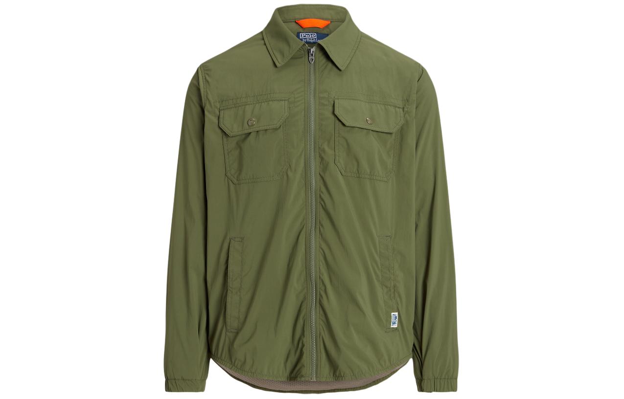 Polo Ralph Lauren SS24  Solid Logo Zip-Up Jacket in Sage Green. MNPOOTW16021337-300 圖 2