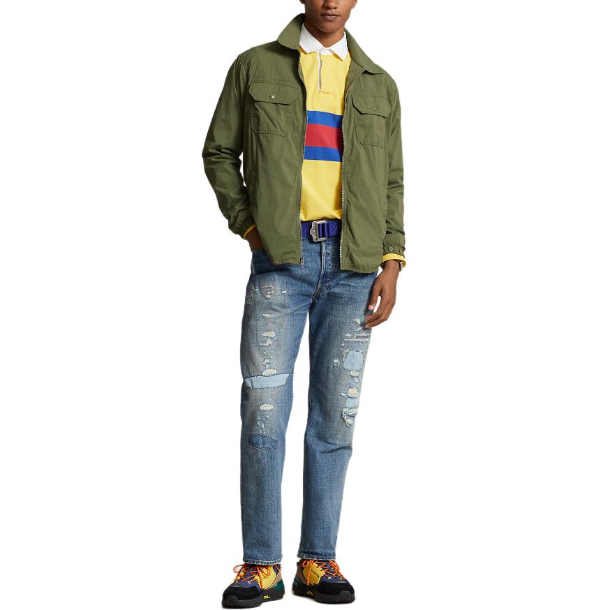 Polo Ralph Lauren SS24  Solid Logo Zip-Up Jacket in Sage Green. MNPOOTW16021337-300 圖 3