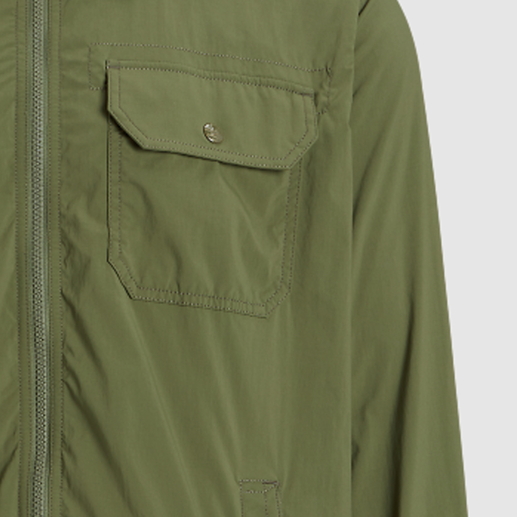 Polo Ralph Lauren SS24  Solid Logo Zip-Up Jacket in Sage Green. MNPOOTW16021337-300 圖 7