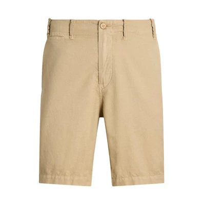 Polo Ralph Lauren SS24 Straight-Fit Casual Shorts in Coastal Beige. MNPOSHO14G20452-250
