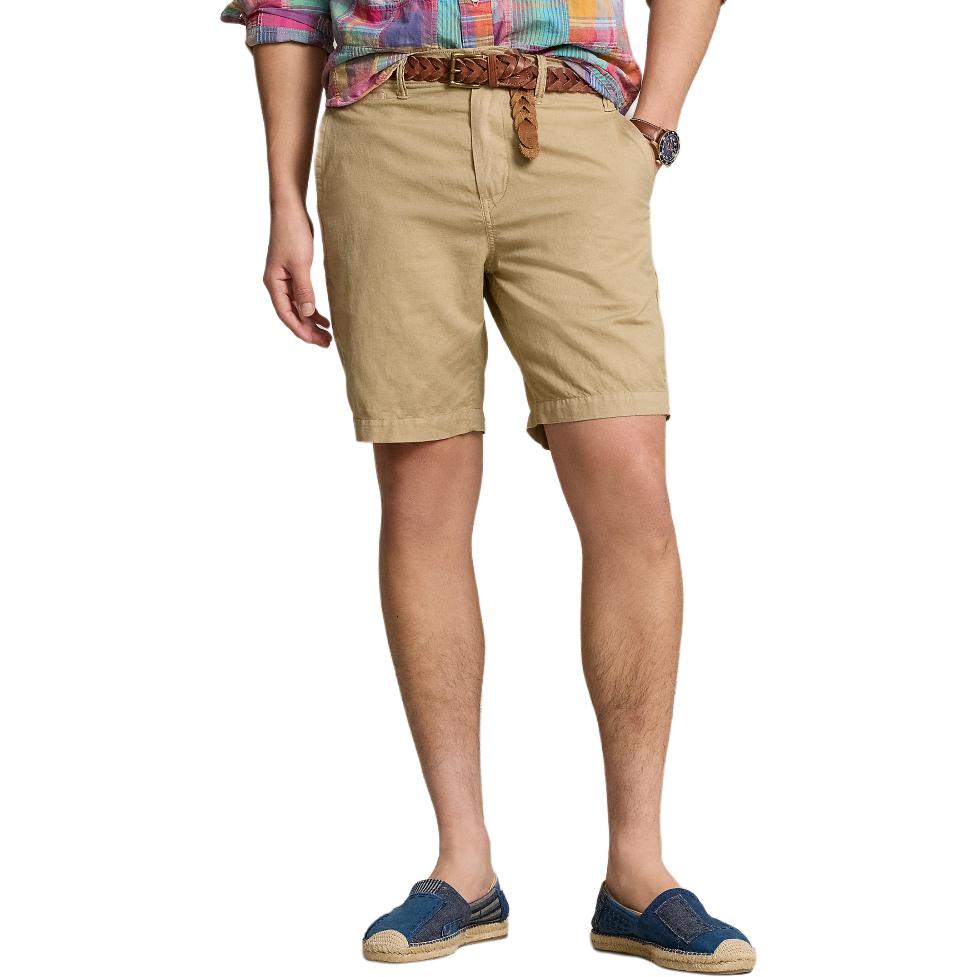 Shop Polo Ralph Lauren SS24 直筒休閒短褲 海濱米色款 MNPOSHO14G20452-250
