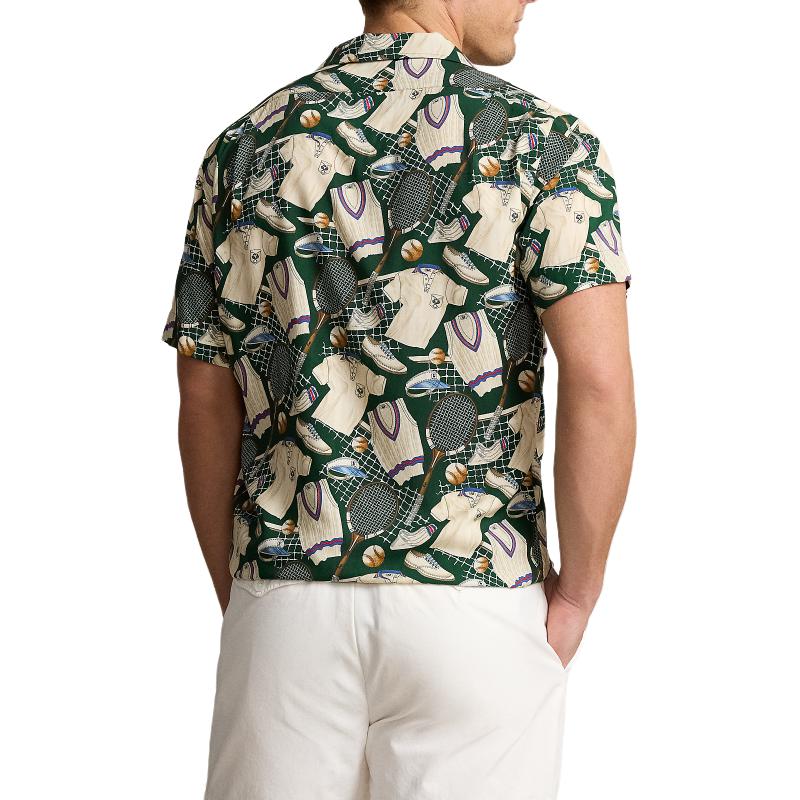 Polo Ralph Lauren SS24  Tennis Print Short-Sleeve Shirt Multicolor MNPOWOV1N820748-300 圖 4