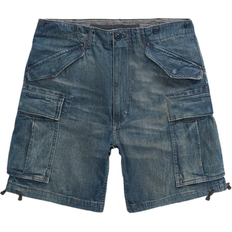 Polo Ralph Lauren SS24  Washed Navy Straight Fit Cargo Shorts. MNRRSHO14A20021-400