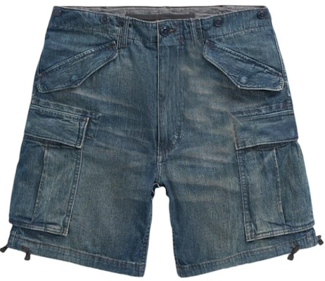 Polo Ralph Lauren SS24 水洗海軍藍直筒工裝短褲 MNRRSHO14A20021-400 Order Polo Ralph Lauren SS24 水洗海軍藍直筒工裝短褲 MNRRSHO14A20021-400